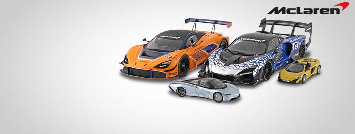 McLaren SALE % Modèles McLaren de 
liquidation 1:18 et 1:43